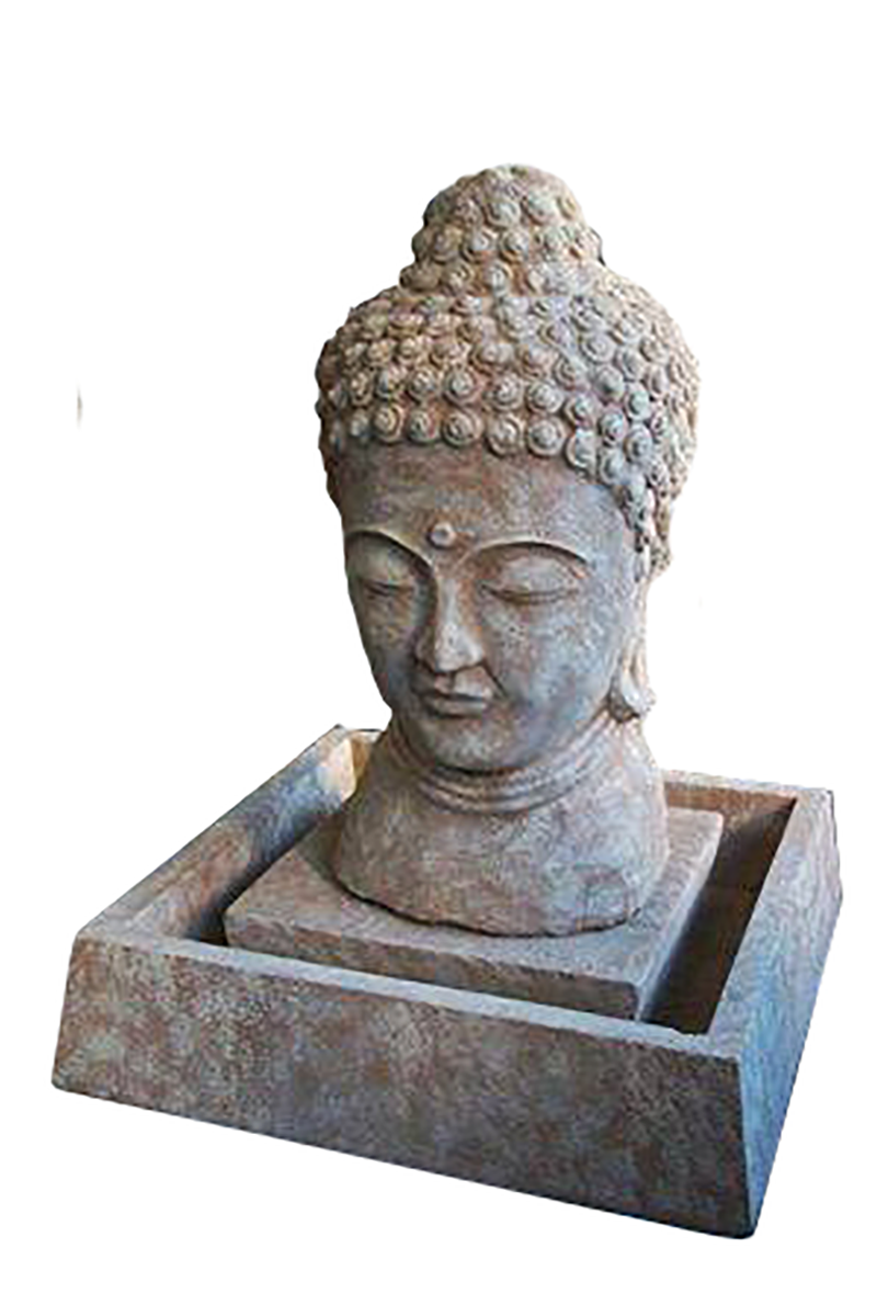 Fuente Cabeza Buda grande